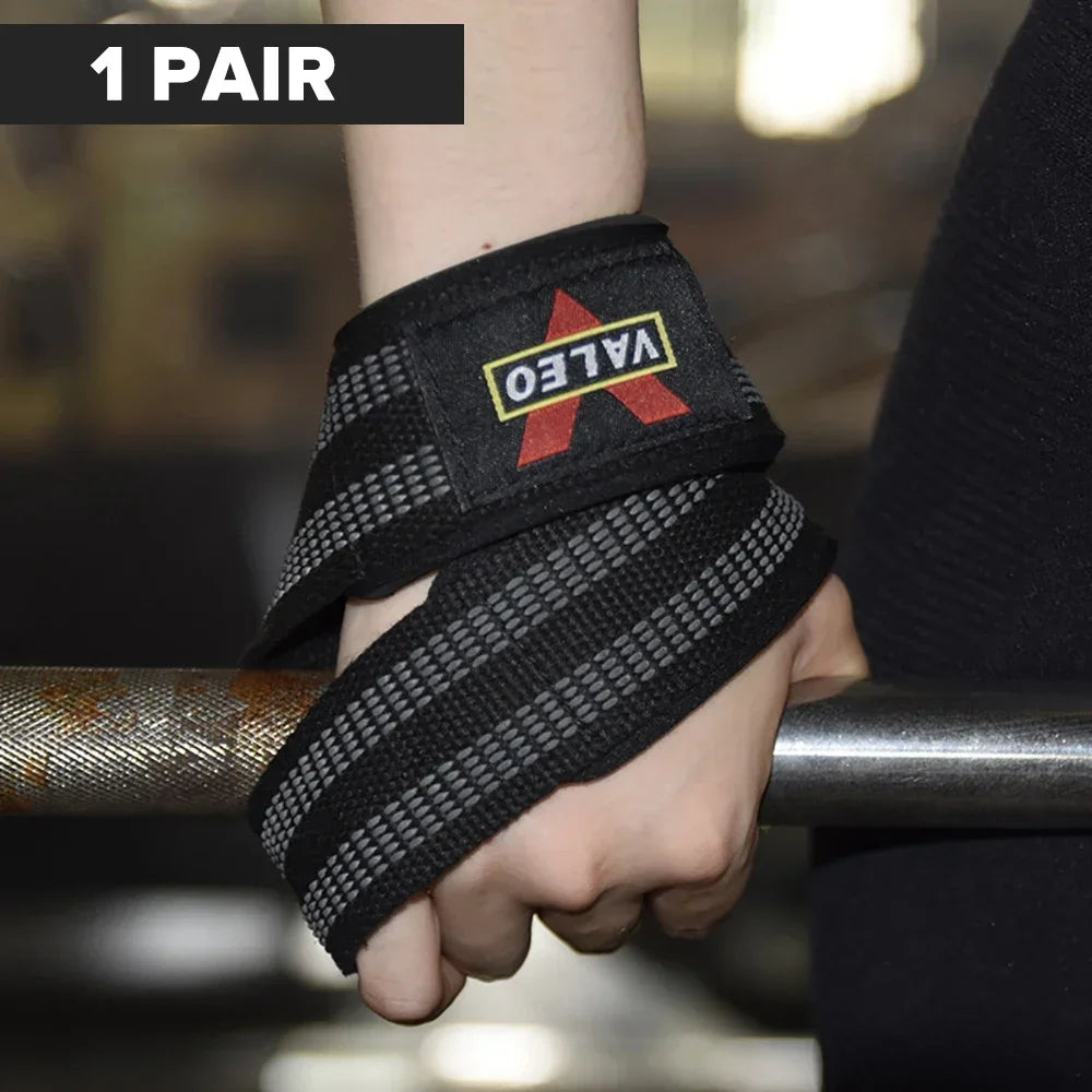1 Pair 8-Shaped Anti-Slip Weightlifting Straps Heavy Duty Lifting Straps for Deadlifts Crossfit Powerlifting Wrist Support