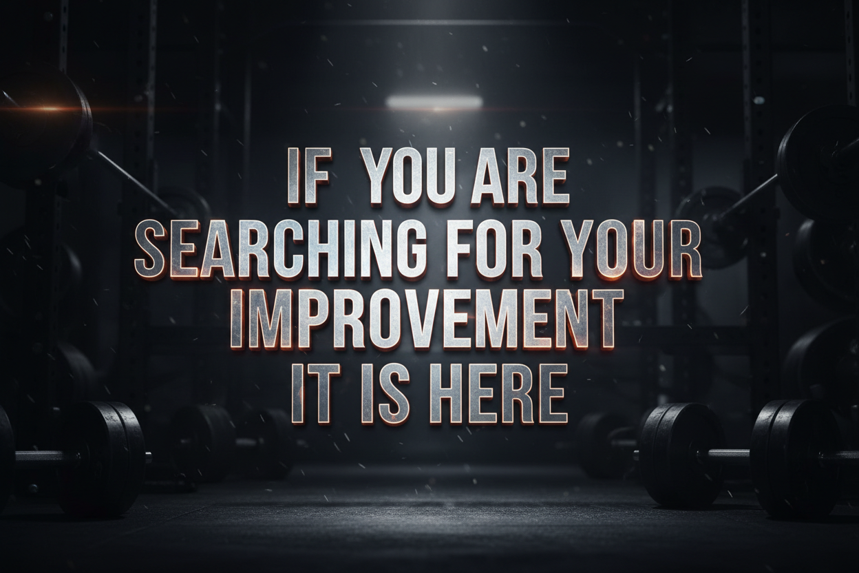 Motivational improvement text